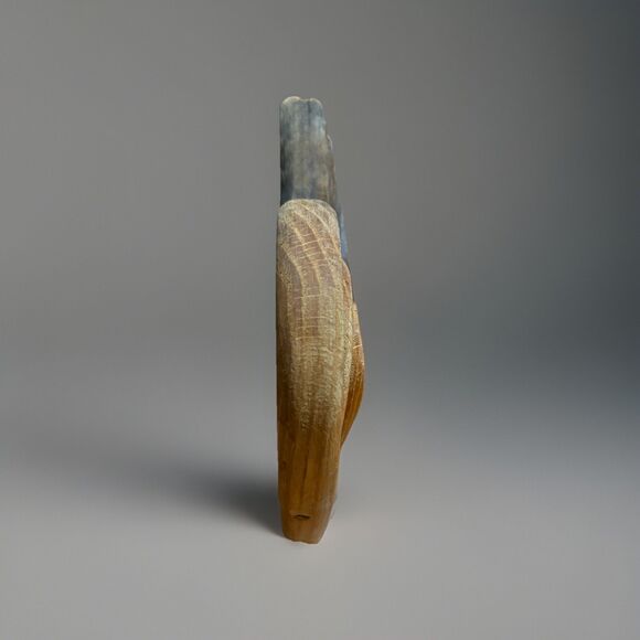 Vintage Mid-Century Accordion Wood Heart Shaped Folding Fruit Basket Trivet Bowl - Picture 6 of 8